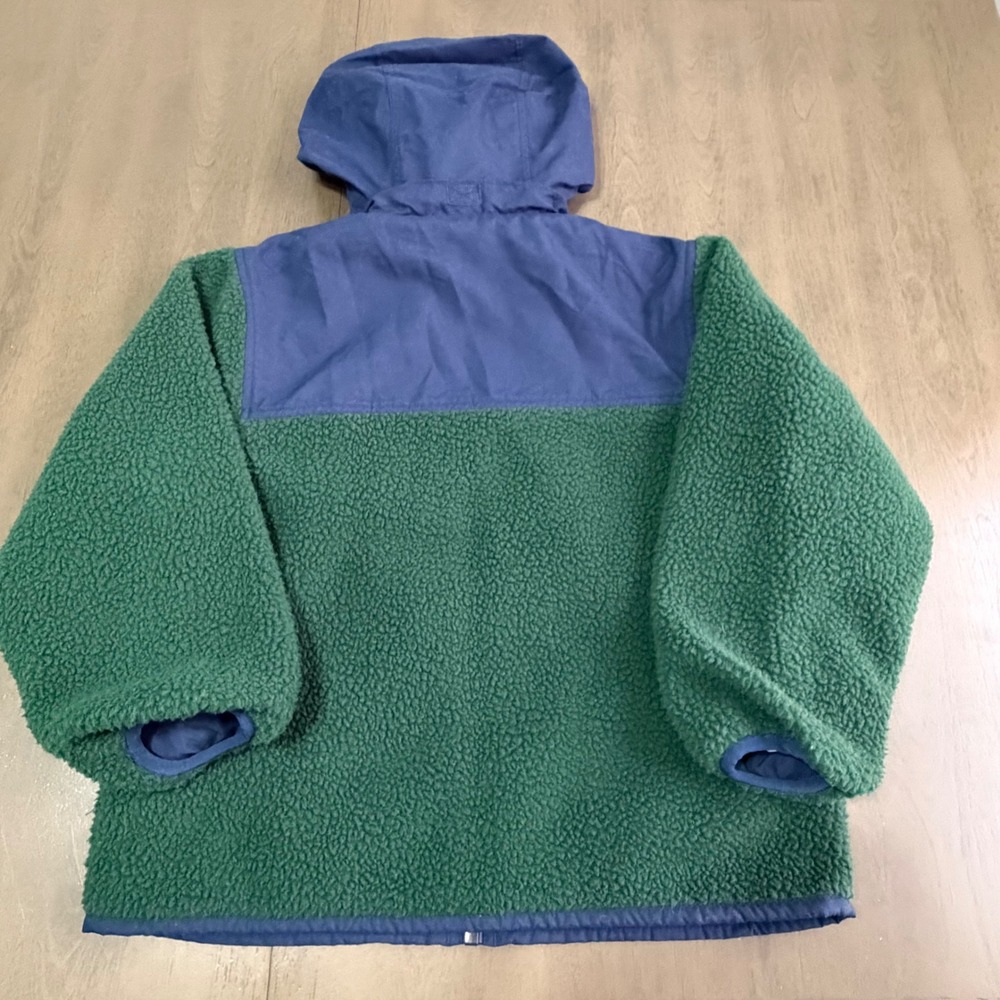 Carter's Reversible Sherpa Hooded Jacket Kids 6 Green Navy NWT Boys Outdoor Coat